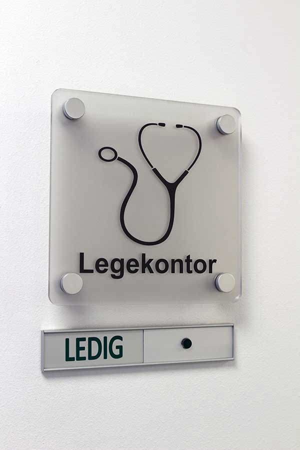 legekontor skilt