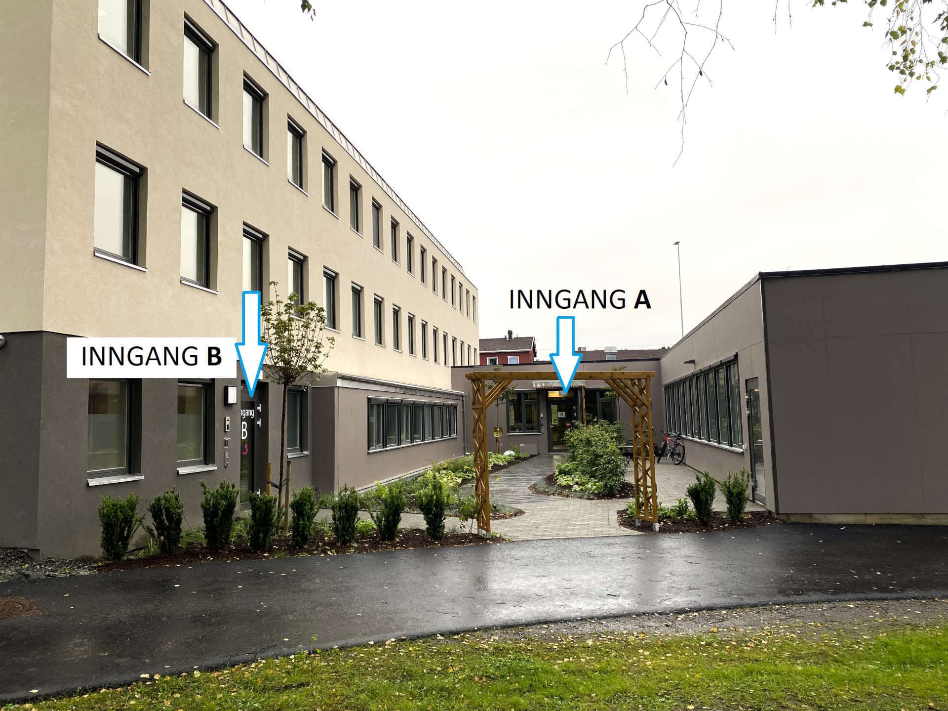 Bilde inngang A og B